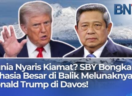 Dunia Nyaris Kiamat? SBY Bongkar Rahasia Besar di Balik Melunaknya Donald Trump di Davos!