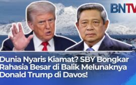 Dunia Nyaris Kiamat? SBY Bongkar Rahasia Besar di Balik Melunaknya Donald Trump di Davos!