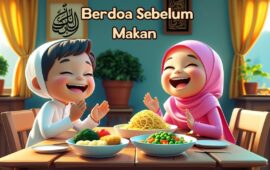 🎵 Lagu Anak Muslim 3D: Berdoa Sebelum Makan 🙏🍽️ – Belajar Adab Islami Sejak Dini 🌟