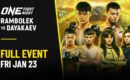 🔴 [Live in HD] ONE Fight Night 39: Rambolek vs. Dayakaev