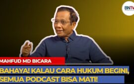 Mahfud MD: Bahaya! Kalau Cara Hukum Begini, Semua Podcast Bisa Mati!